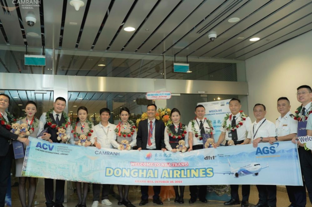 Donghai Airlines launches direct route to Khanh Hoa